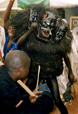 Contemporary Igbo masquerade performance