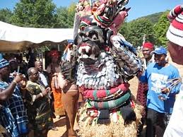Igbo mmanwu masquerade performance