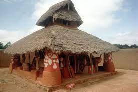 Traditional Igbo obi building