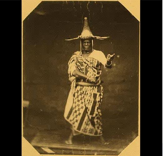 Jaja of Opobo in full regalia