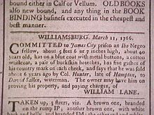 Slave auction handbill notice